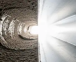 air duct cleaning services showing interior duct system inspection and cleaning in Nashville, TN