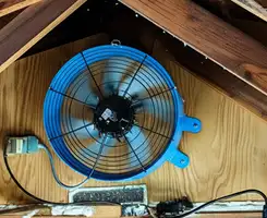 attic fan services with installed attic ventilation fan system in Nashville, TN